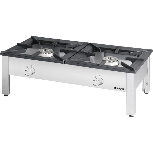 Taboret gazowy podwójny, 1140x607, 2x9.0 kW, G20/20 mbar