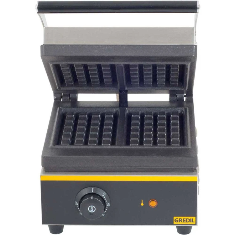 Gofrownica, płyty żeliwne z powłoką ceramiczną, Gredil, P 2 kW - zdjęcie 4