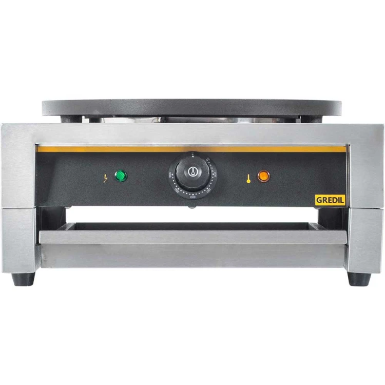 Naleśnikarka, płyta żeliwna z powłoką ceramiczną, Gredil, P 3 kW, U 230 V - zdjęcie 3