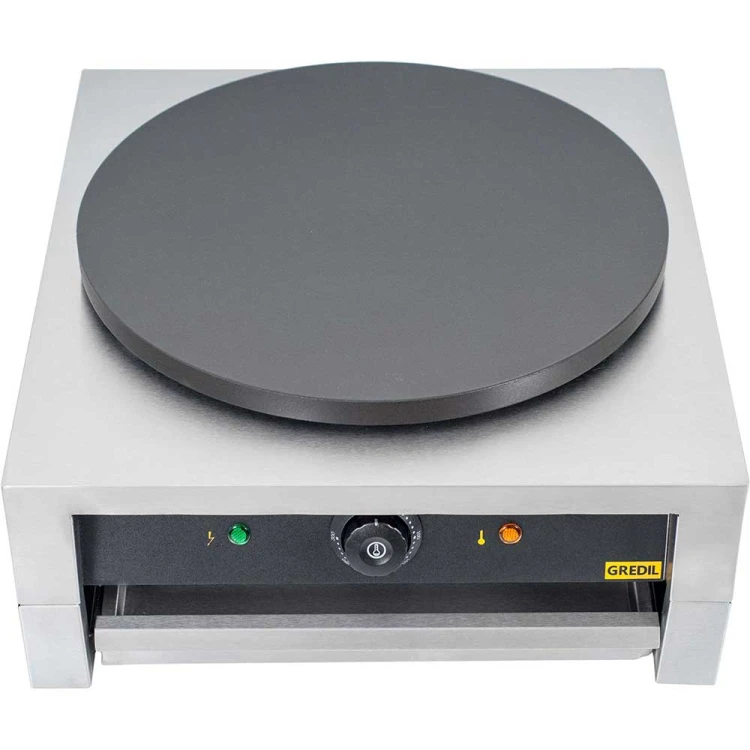 Naleśnikarka, płyta żeliwna z powłoką ceramiczną, Gredil, P 3 kW, U 230 V - zdjęcie 5