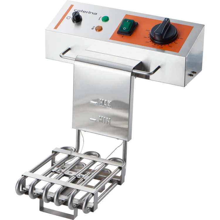 Frytownica elektryczna z kranem, 2-komorowa, Caterina, V 2x8 l, P 2x3 kW - zdjęcie 7