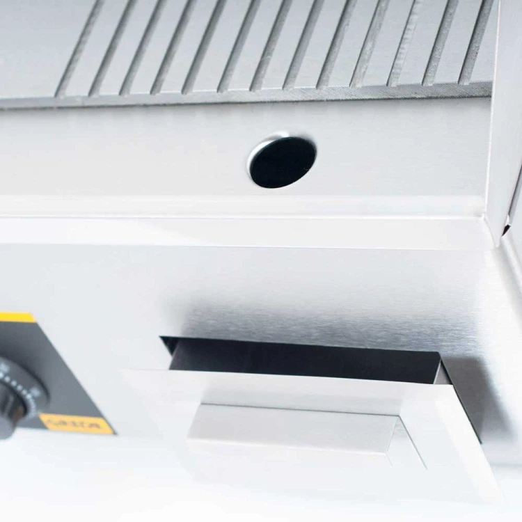Płyta grillowa 1/2 gładka, 1/2 ryflowana, Gredil,  P 3.5 kW, U 230 V - zdjęcie 4