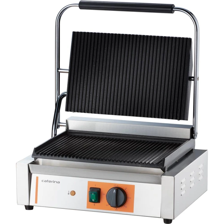 Kontakt grill, Panini, ryflowany, Caterina, P 2.2 kW - zdjęcie 3