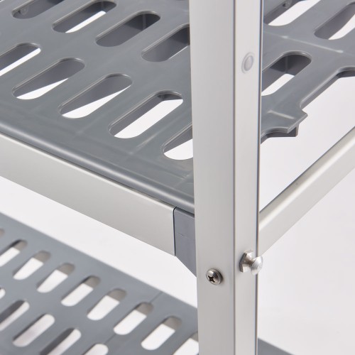 Regał magazynowy aluminiowy, 900x560x1680 mm - zdjęcie 2