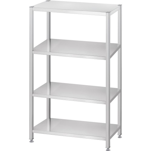 Regał magazynowy, półki pełne, Gredil, 1200x600x1800 mm skręcany