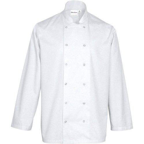 Bluza kucharska, unisex, CHEF, biała, rozmiar L