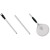 Łopata do pizzy, perforowana, operacyjna, Ø 228 mm, L 1200 mm