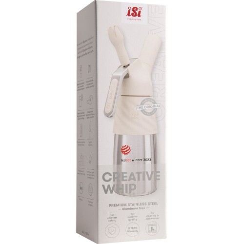 Syfon do bitej śmietany, iSi, Creative Whip, Standard, biały, V 0.5l - zdjęcie 2